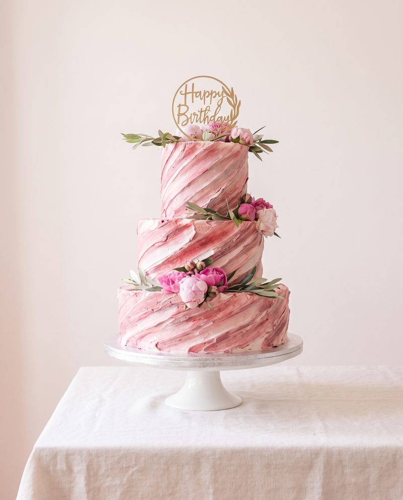 Rüschen in Rosa