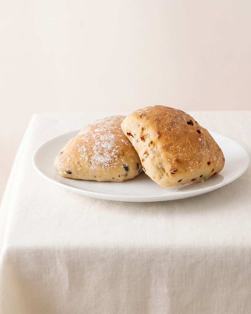 Ciabatta getrocknete Tomaten Brötchen