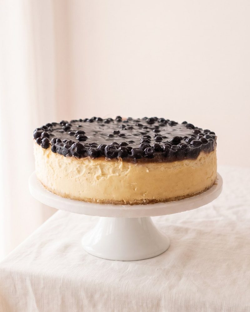 Käsekuchen mit Blaubeeren