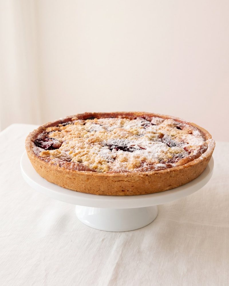 Pflaumenrahmstreusel