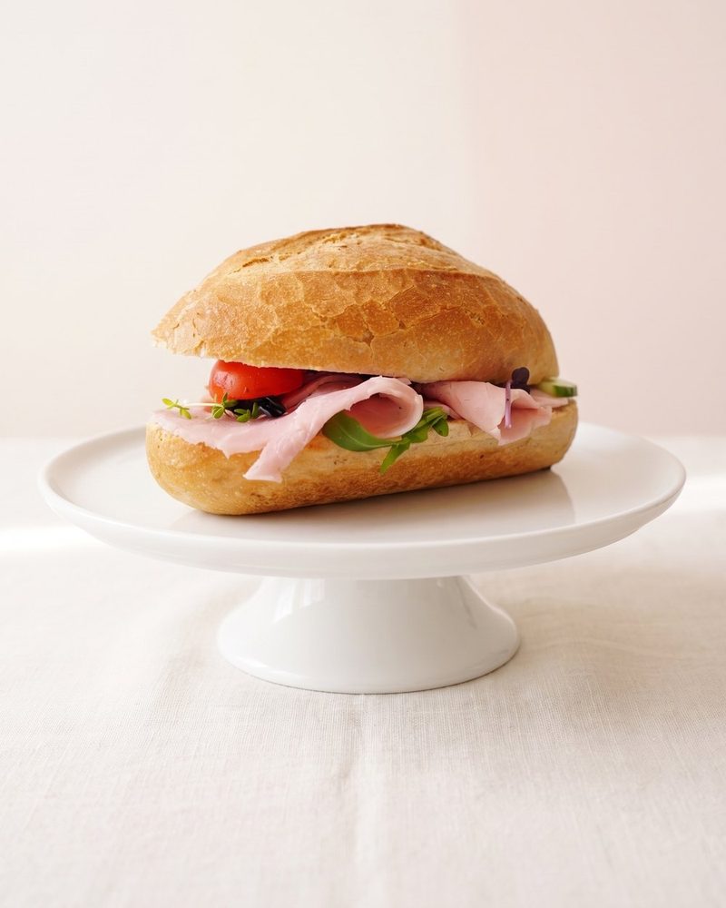 Ganzes belegtes Brötchen - Frz. Kochschinken