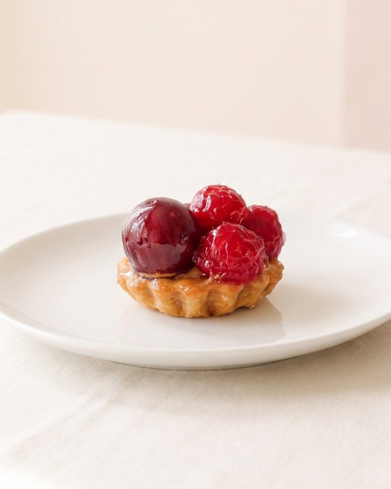 Himbeer Obst Petit Fours